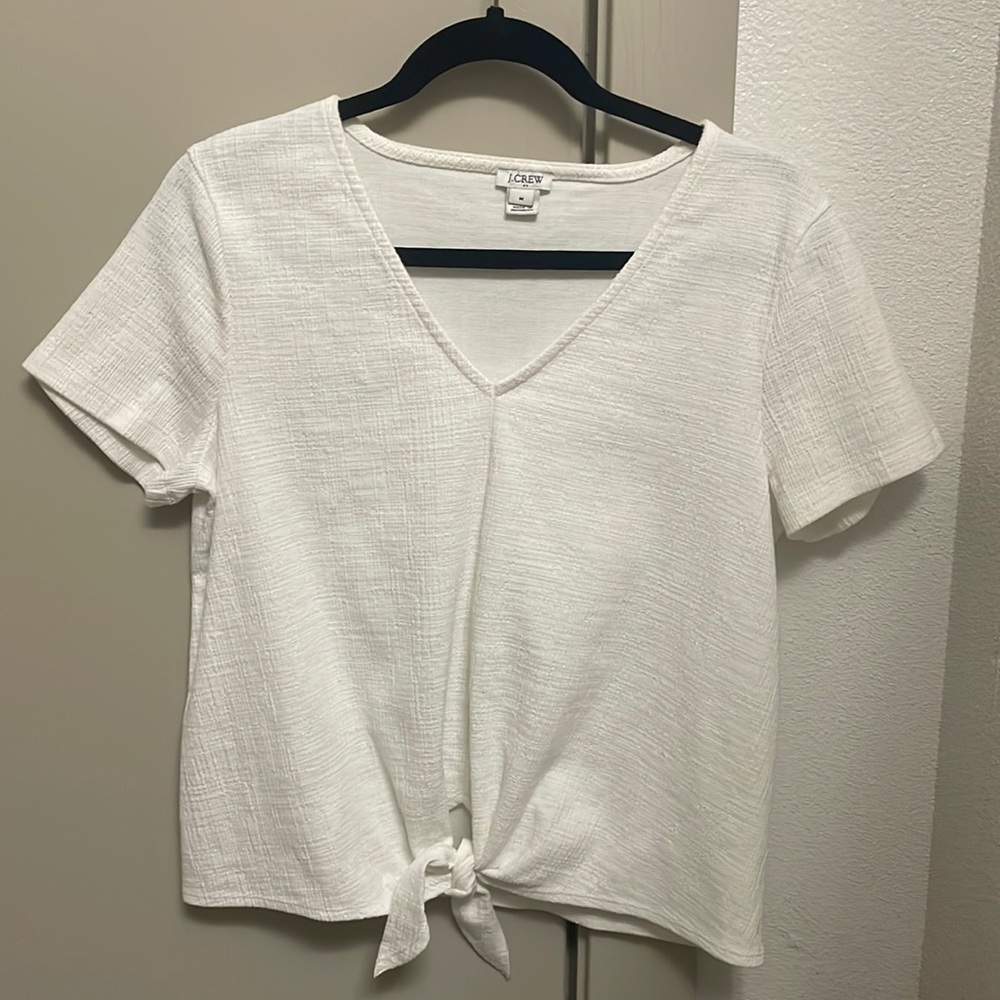 J Crew Tie Front Shirt